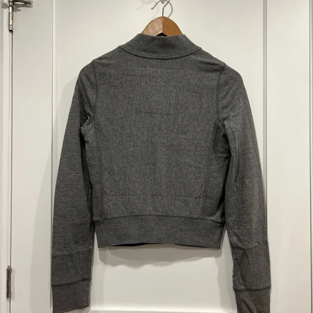 Hollister Women's Charcoal Bomber Jacket - Picture 10 of 12